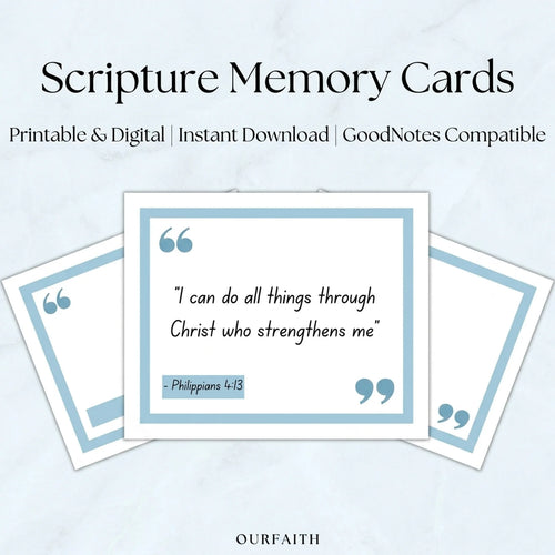 Scripture Memory Cards