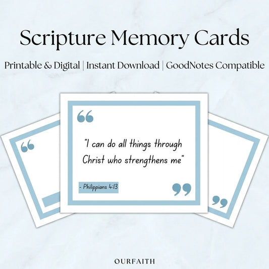 Scripture Memory Cards