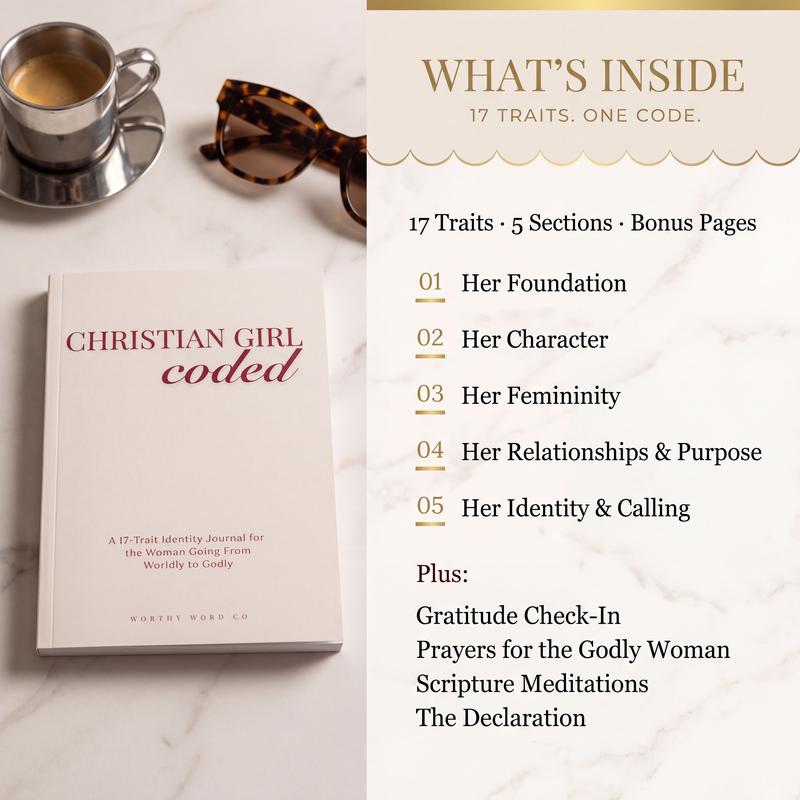 Christian Girl Coded — 17-Trait Identity Journal for Christian Women