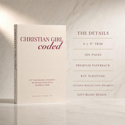 Christian Girl Coded — 17-Trait Identity Journal for Christian Women