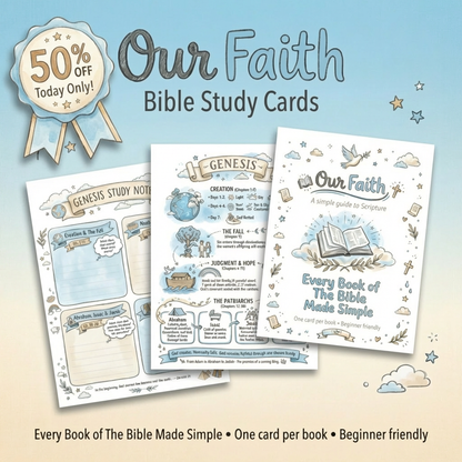 Pre-Made Bible Journaling Note Cards