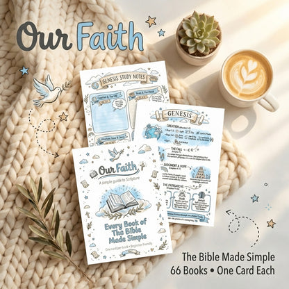 Pre-Made Bible Journaling Note Cards