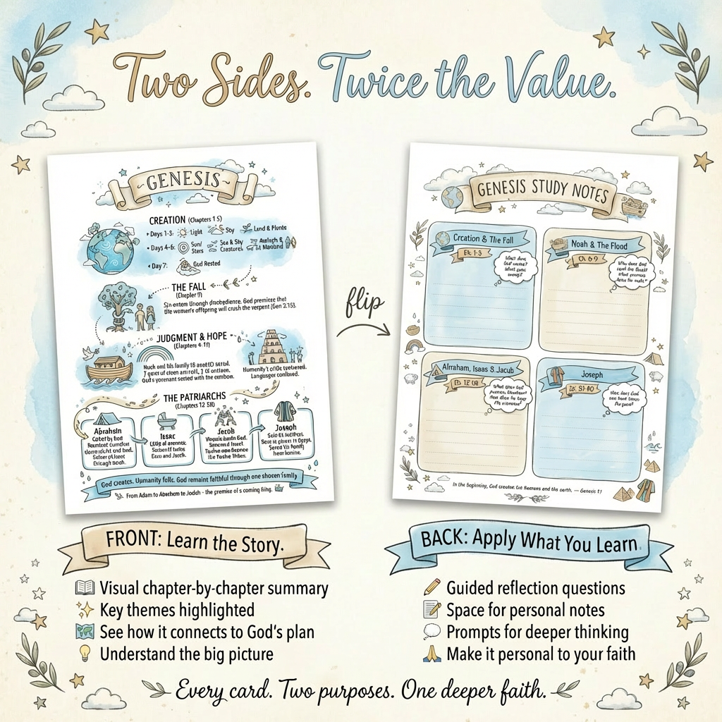 Pre-Made Bible Journaling Note Cards