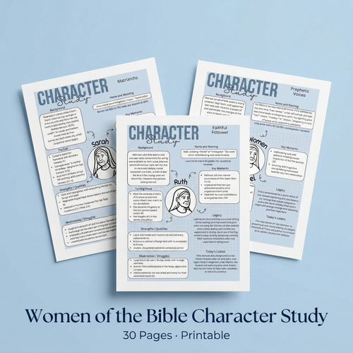 Women of the Bible Character Study [Printable]